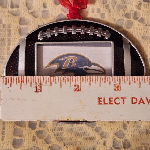 NFL Football Ornament Ravens Tree Photo Frame Christmas Gift Decor Changeable - Picture 5 of 5